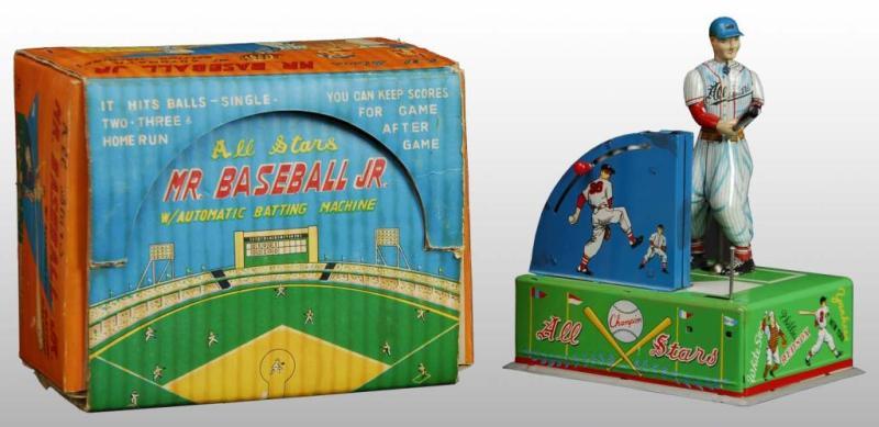 Appraisal: Mr Baseball Jr Battery-Operated Toy Description Japanese Working Store stock