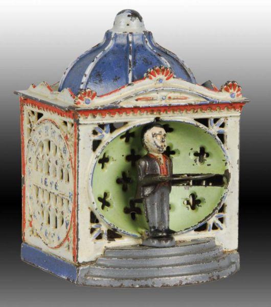 Appraisal: Cast Iron Hall's Liliput Mechanical Bank Description All original Works