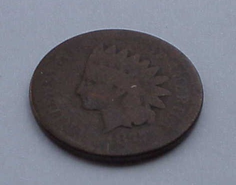 Appraisal: Coin Indian Cent about good- details with some reverse mottling