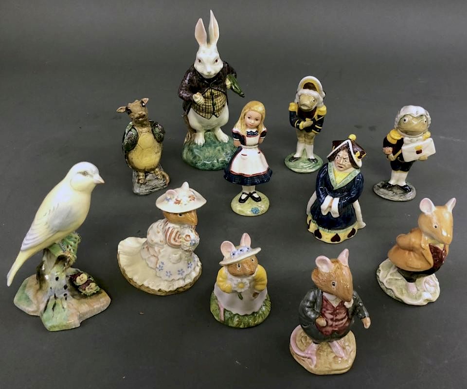 Appraisal: Grouping of Porcelain Figurines Set of four Royal Doulton mouse