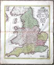 Appraisal: Anglia Cambdeni by Christoph Weigel Nuremberg C Map of England