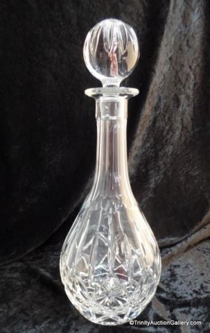 Appraisal: Block Crystal Olympic Wine Decanter with Stopper Elegant crystal decanter