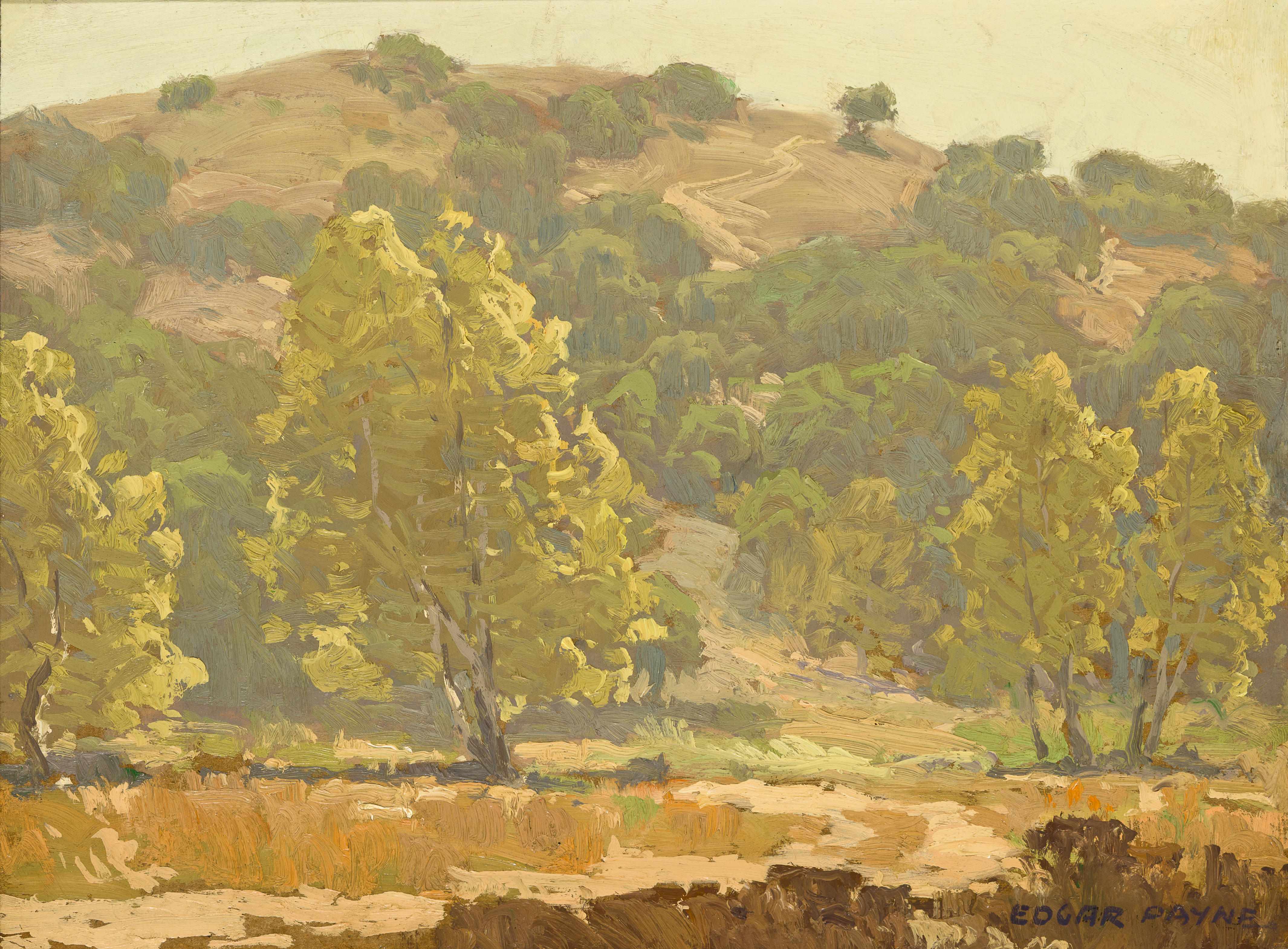 Appraisal: Edgar Payne - Laguna Canyon signed 'Edgar Payne' lower right