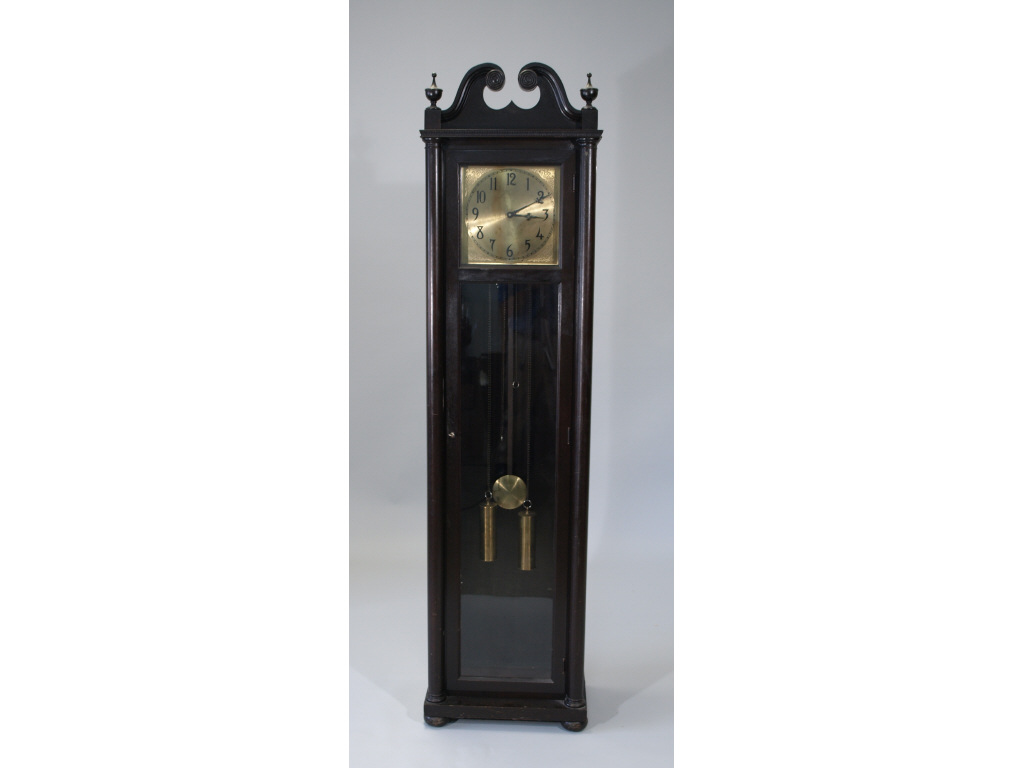 Appraisal: Colonial Mfg Co Tall Case Clock ca brass dial with