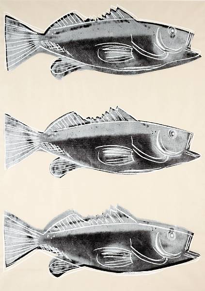 Appraisal: Andy Warhol American - Fish F S IIIA Silkscreen printed