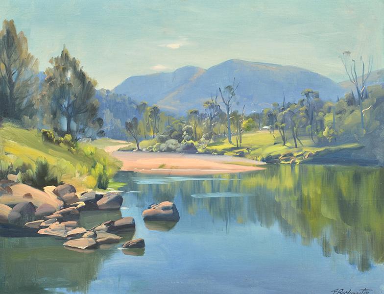 Appraisal: ERNEST BUCKMASTER - Burragorang Valley NSW oil on canvas on