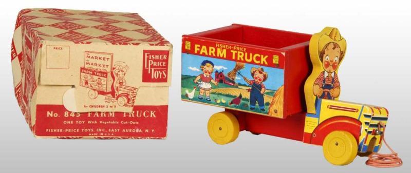 Appraisal: Fisher Price No Campbell Kids Farm Truck Toy Description American