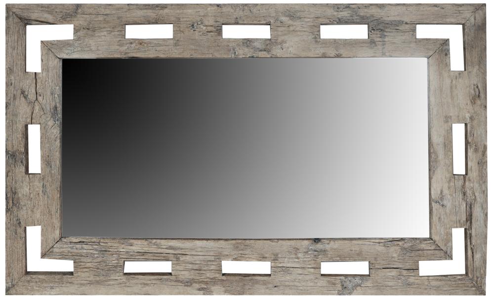 Appraisal: CONTEMPORARY DRIFTWOOD WALL MIRRORunsigned with pierced surround x inches Condition