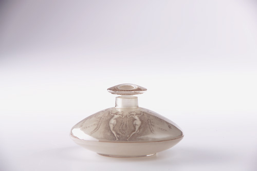 Appraisal: R LALIQUE Rare perfume bottle Trois Groupes de Deux Danseuses