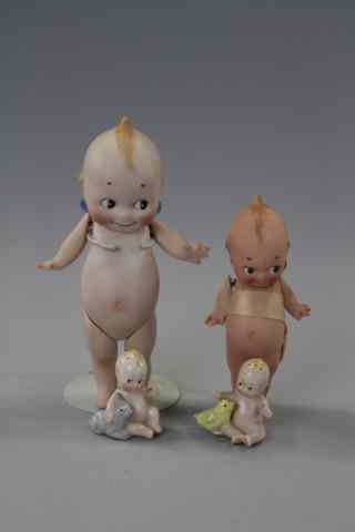 Appraisal: ROSE O'NEILL KEWPIE LOT Largest is a '' German all