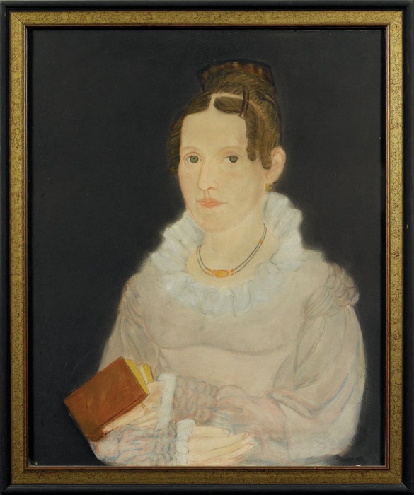 Appraisal: MICAH WILLIAMS - PORTRAIT OF A LADY WEARING A NECKLACE