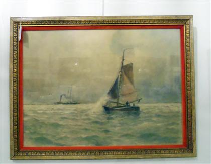 Appraisal: Possibly Sydney Lough Thompson New Zealand - sail boat with