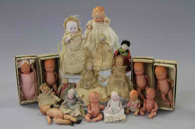 Appraisal: LARGE LOT OF VERY SMALL BABY DOLLS Highlight of lot