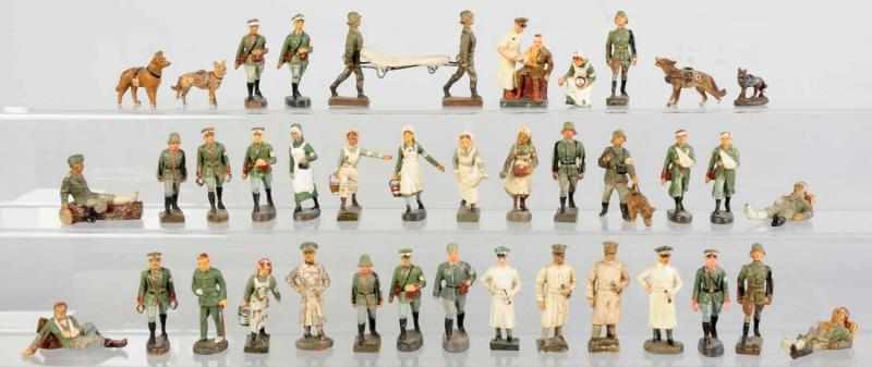 Appraisal: Lineol Elastolin German Army Medical Group Lot includes approximately doctors