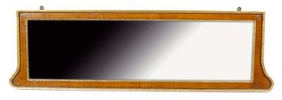 Appraisal: A George I overmantel mirror with three bevelled plates within