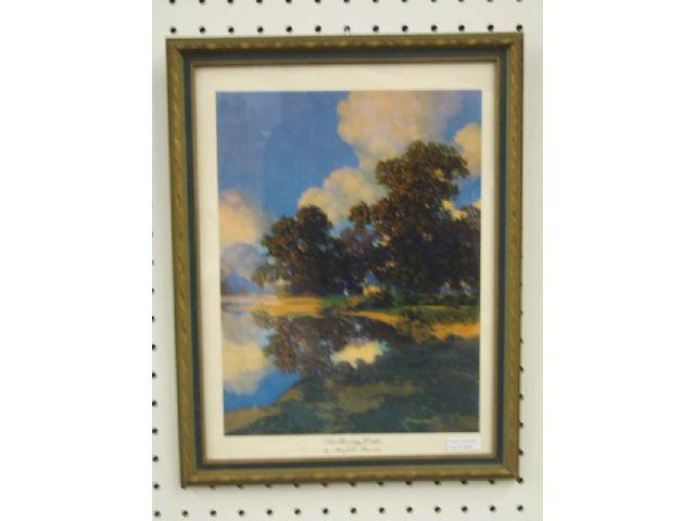 Appraisal: Maxfield Parrish Print Sheltering Oaks printed by Arthur A Kaplan