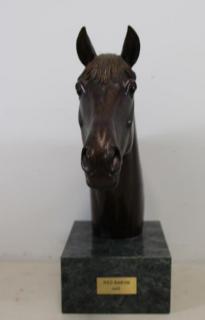 Appraisal: NEWMARK Marilyn Bronze Sculpture Red Baron Bronze with brown patina