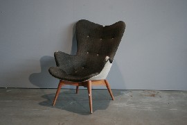 Appraisal: A Grant Featherstone R Contour armchair with original upholstery c