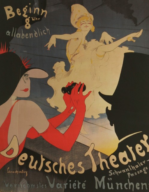 Appraisal: Henri de Toulouse-Lautrec Henri de Toulouse-Lautrec - Deutsches Theatre print