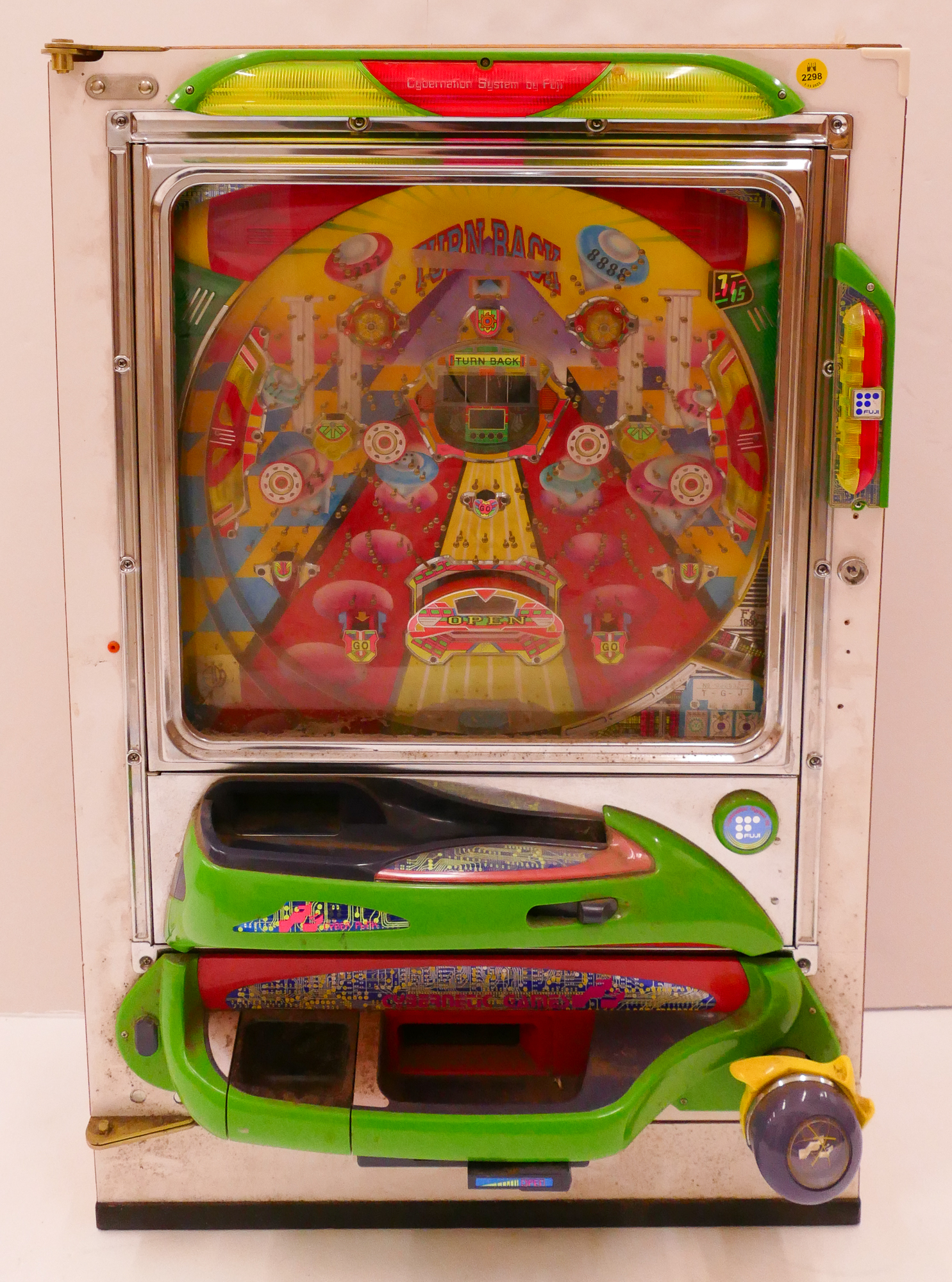 Appraisal: Fuji Cybernation Pachinko Machine with case of balls- x ''