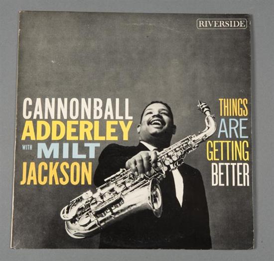 Appraisal: Cannonball Adderly Riverside LPs with blue labels Know What I