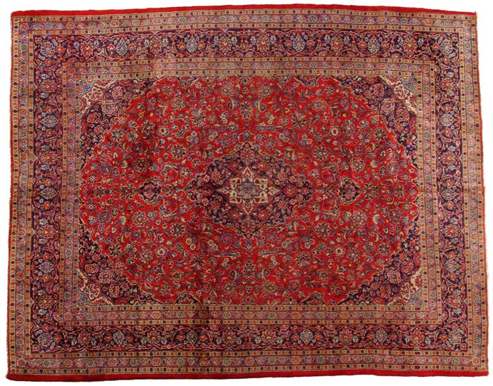 Appraisal: ROOM SIZE KASHAN ORIENTAL RUG Last half of the th