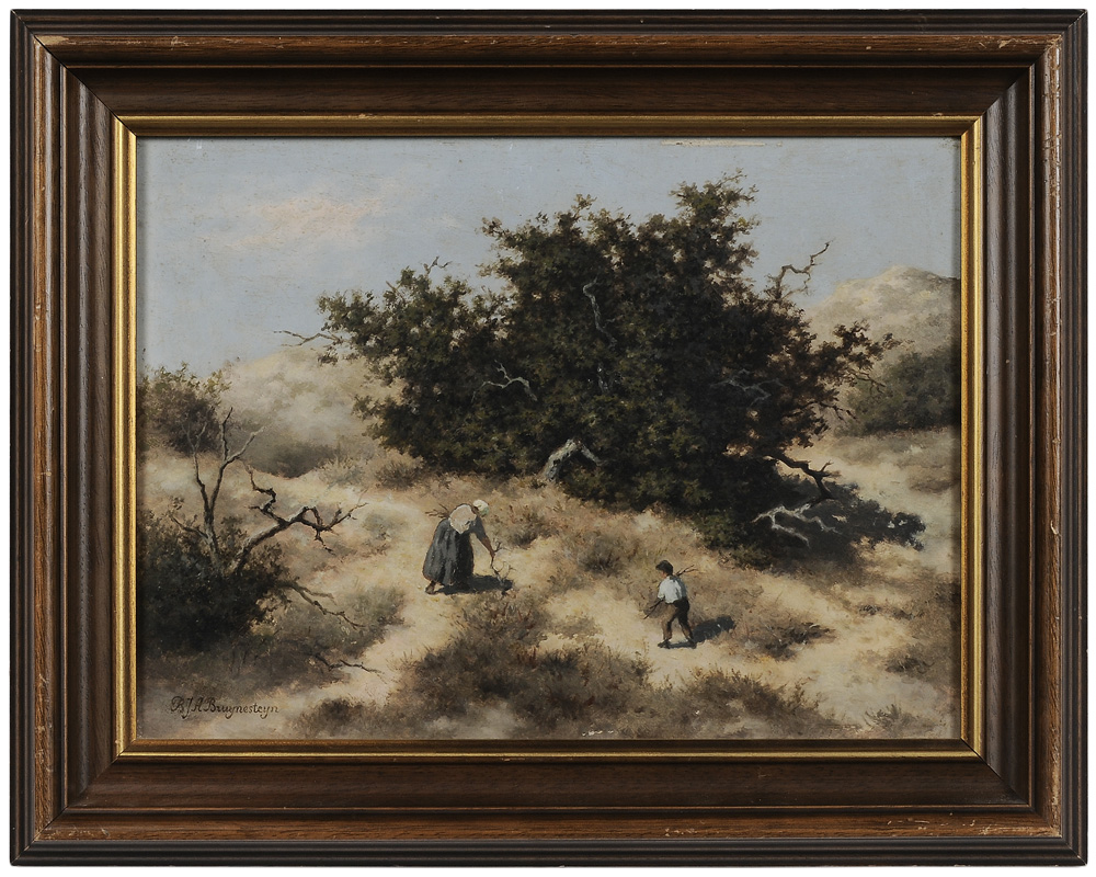 Appraisal: Bernardus Bruynesteyn Bernardus Johannes Antonius Bruynesteyn Dutch - Wood Gatherers