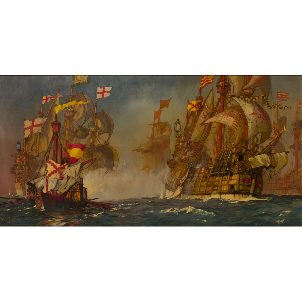 Appraisal: KENNETH DENTON SHOESMITH R I BRITISH - THE SPANISH FLEET