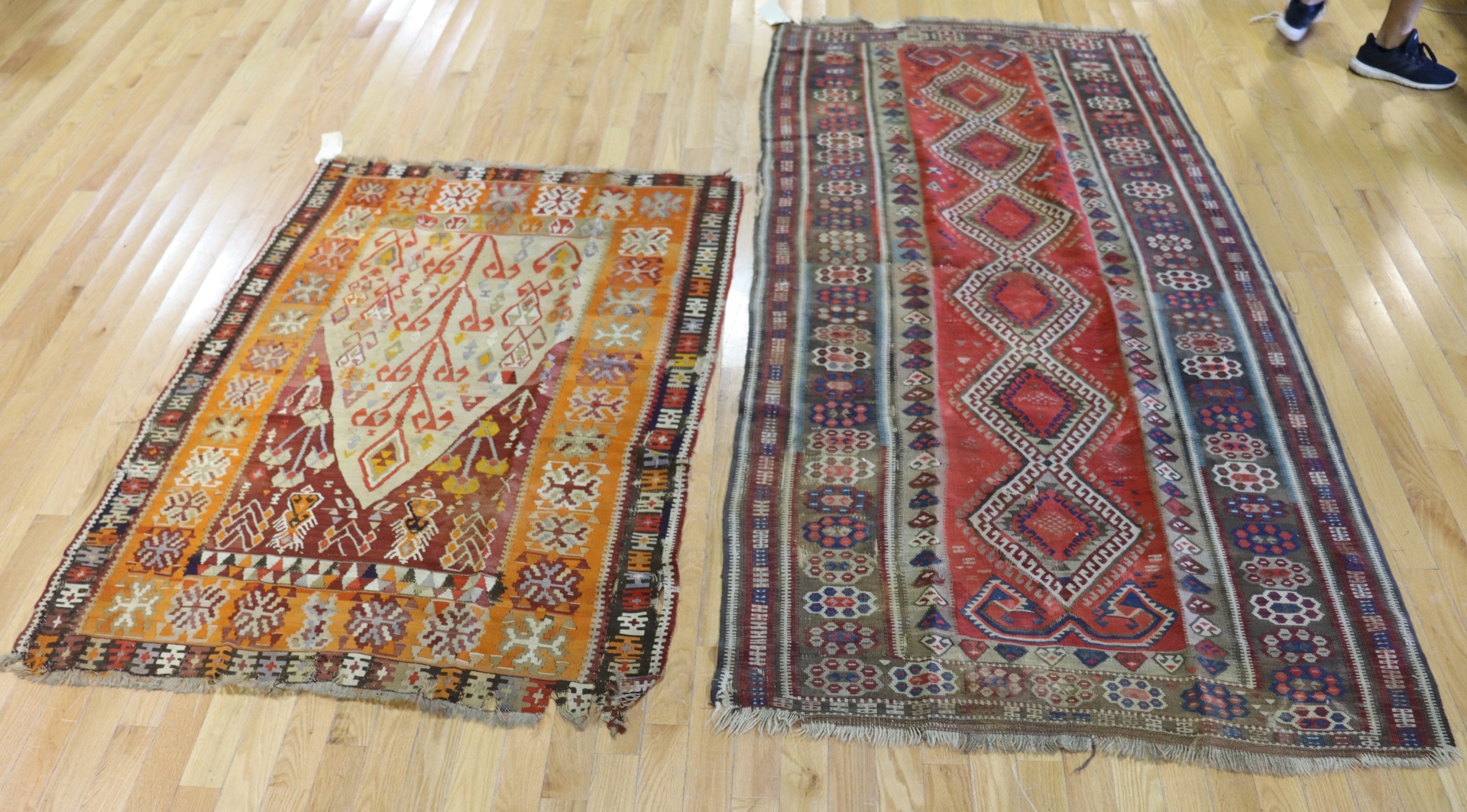 Appraisal: ANTIQUE AND FINELY HAND WOVEN CARPETS From a Westchester NY