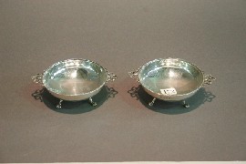 Appraisal: A pair of sterling silver footed sweet dishes Birmingham