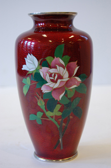 Appraisal: JAPANESE SATO CLOISONNE VASE