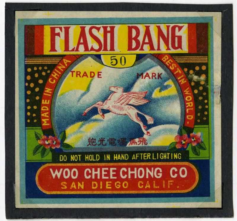 Appraisal: Flash Bang -Pack Firecracker Label Class Manufactured by Woo Chee