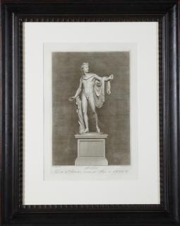 Appraisal: Stefano Tofanelli - Apollo th c copper engraving of a