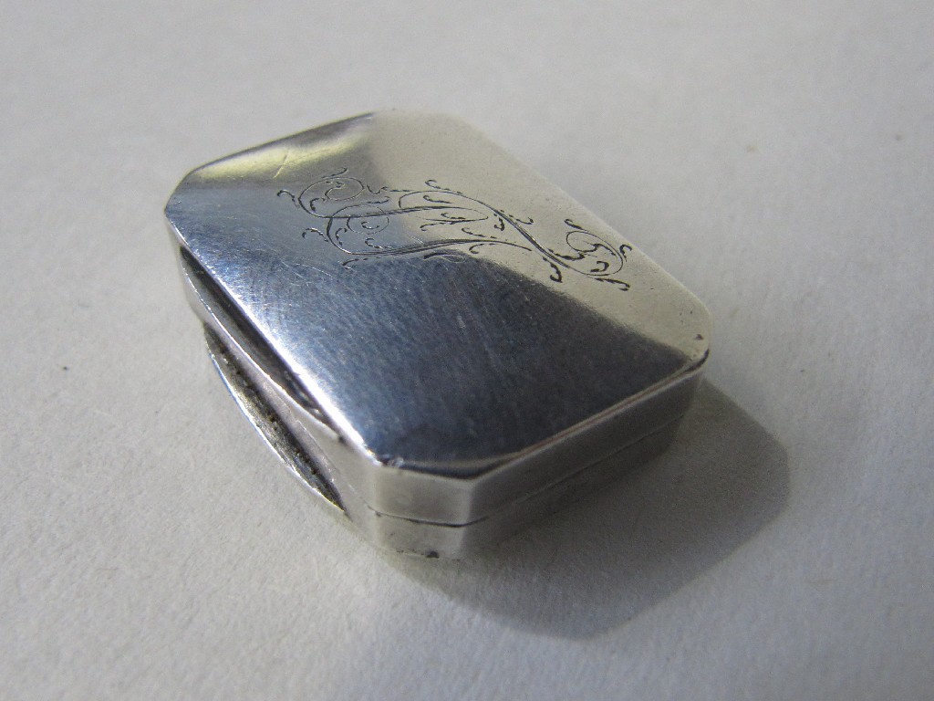 Appraisal: Silver vinaigrette Birmingham