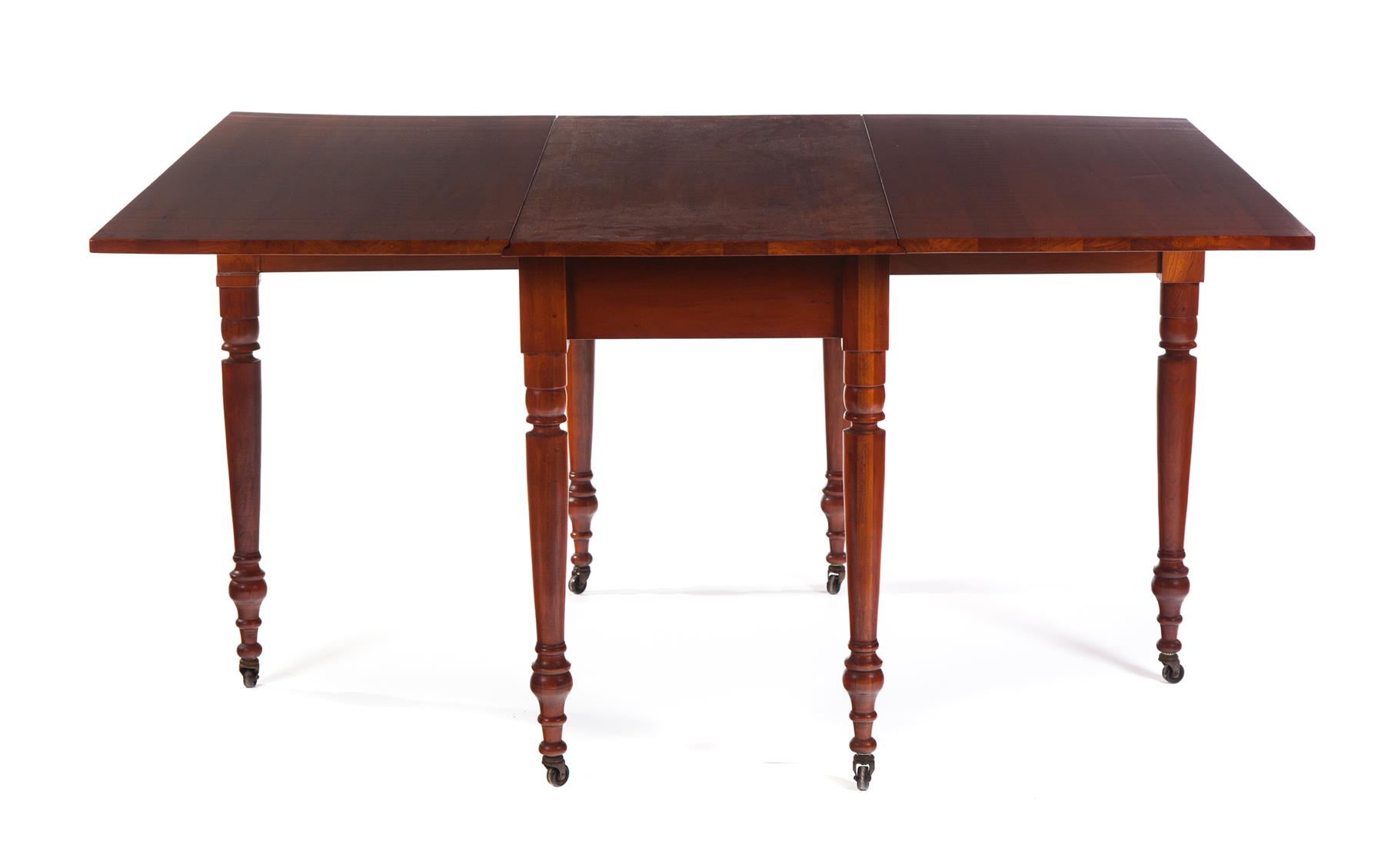 Appraisal: DROP LEAF GATELEG TABLE American mid th century cherry Nicely