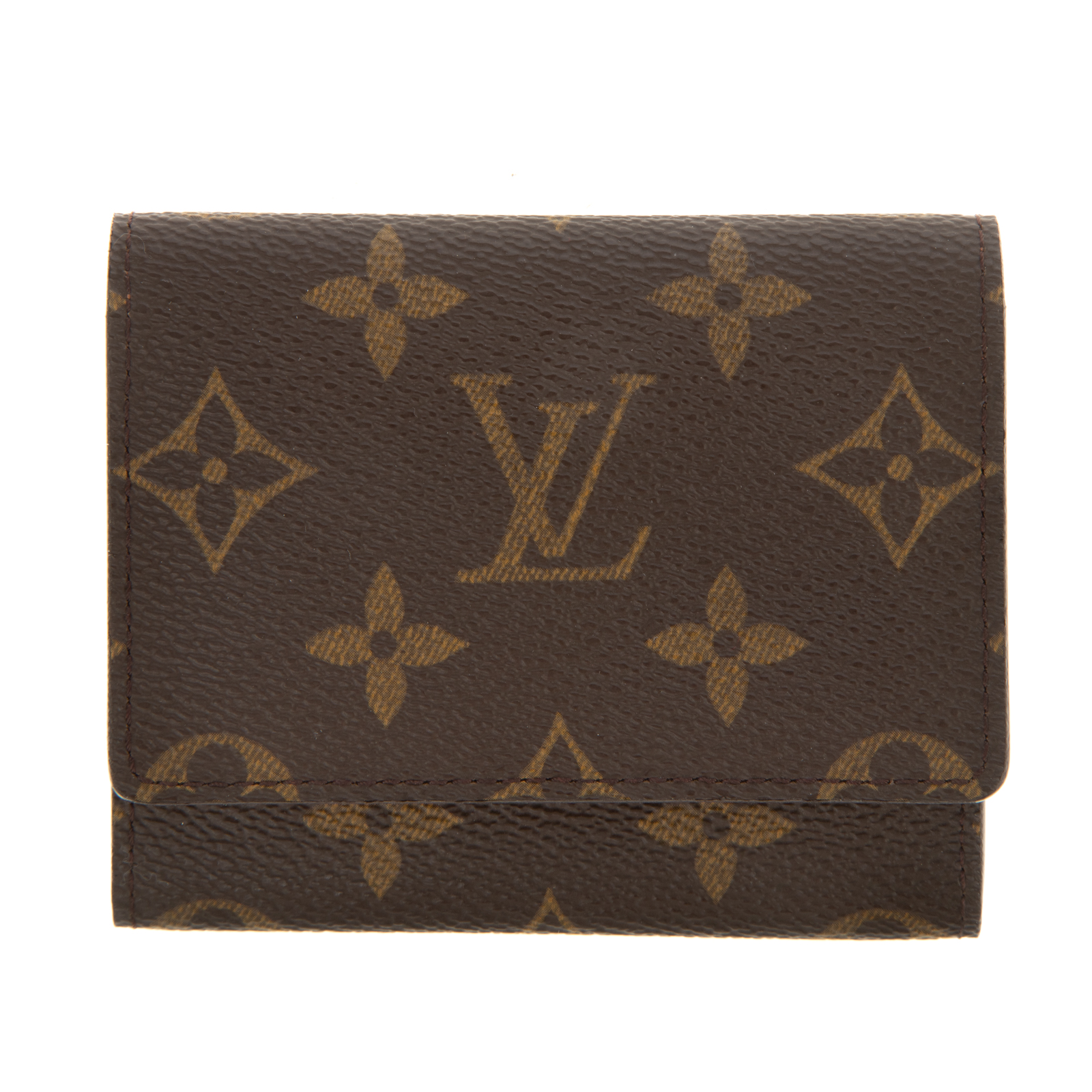 Appraisal: A LOUIS VUITTON MONOGRAM CARD CASE A brown and tan