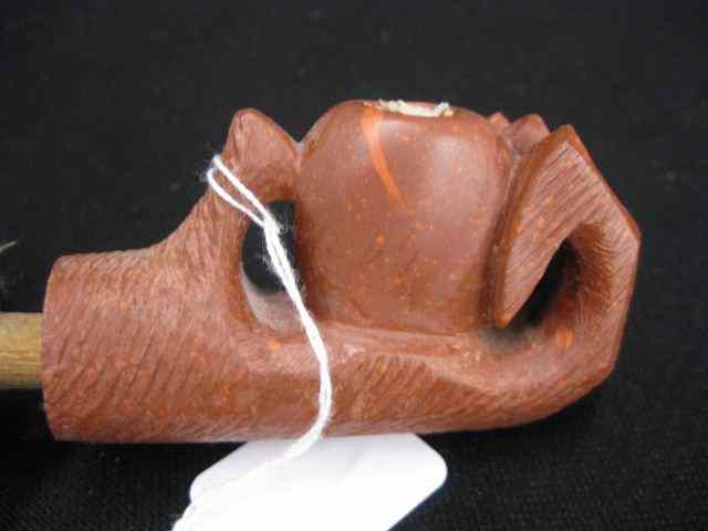 Appraisal: Indian ''Eagle Claw'' Pipe '' long