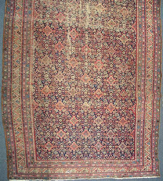 Appraisal: A Malayer long carpet size approximately ft in x ft