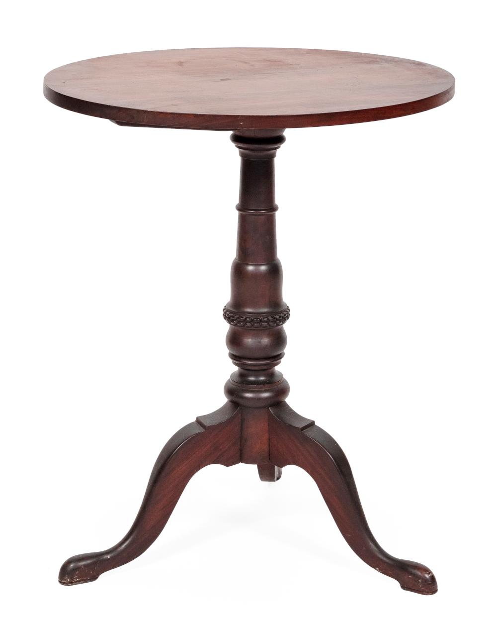 Appraisal: QUEEN ANNE TILT-TOP STAND MID- TH CENTURY HEIGHT TOP X