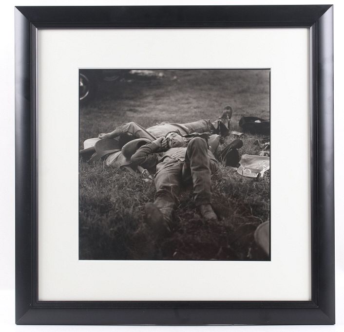 Appraisal: Wouter Deruytter Cowboy Code Photograph Included in this lot is