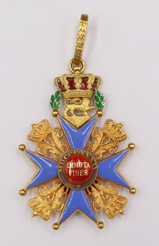 Appraisal: MILITARIA BRUNSWICK HOUSE ORDER OF HENRY THE LION Braunschweig Dukedom