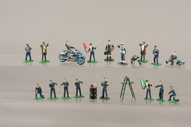 Appraisal: Lot of metal Royal Air Force figures together with RAF