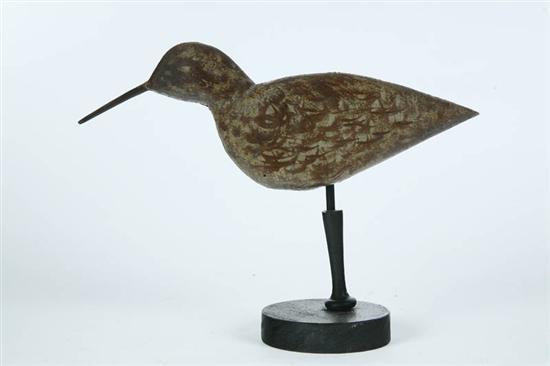 Appraisal: SHOREBIRD CARVING Virginia ca A Running Dowitcher Original paint Initialed