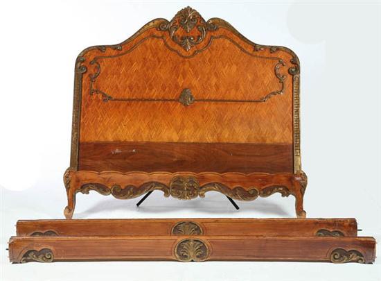 Appraisal: FRENCH-STYLE BED Probably France st quarter- th century mixed woods