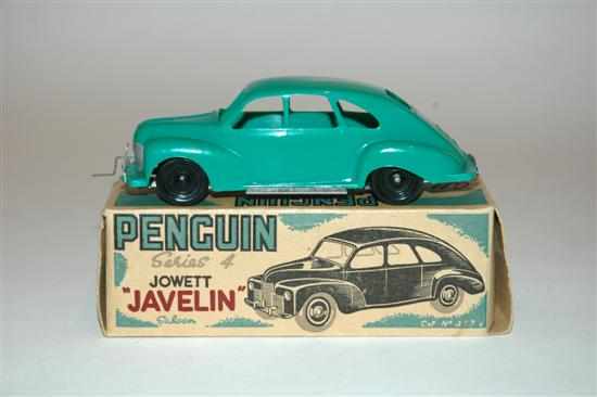 Appraisal: Penguin Series Jowett Javelin Saloon green plastic body metal base