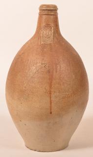 Appraisal: German th Century Stoneware Bellarmine Jug German Mid th Century