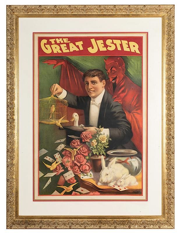 Appraisal: The Great Jester Stock Poster The Great Jester Cincinnati and