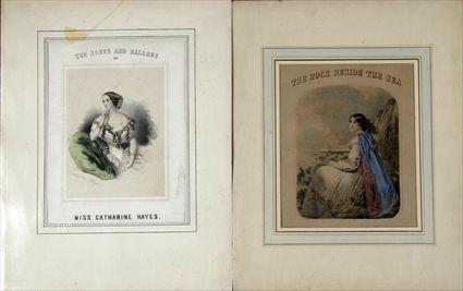 Appraisal: Assorted Victorian Sheet Music Matted