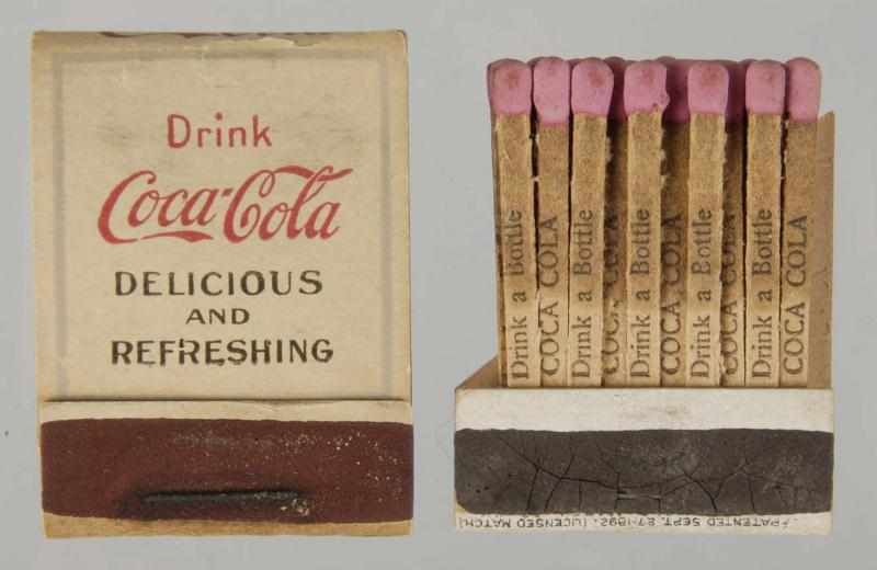 Appraisal: Lot of Coca-Cola Matchbooks Description Includes one nice matchbook that