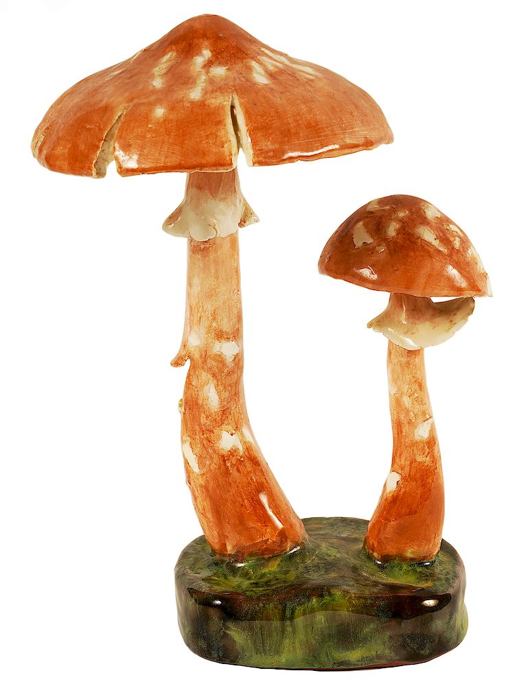 Appraisal: Ernst Alma Lorenzen Mushroom H Ernst Alma Lorenzen mushroom 'Amanita